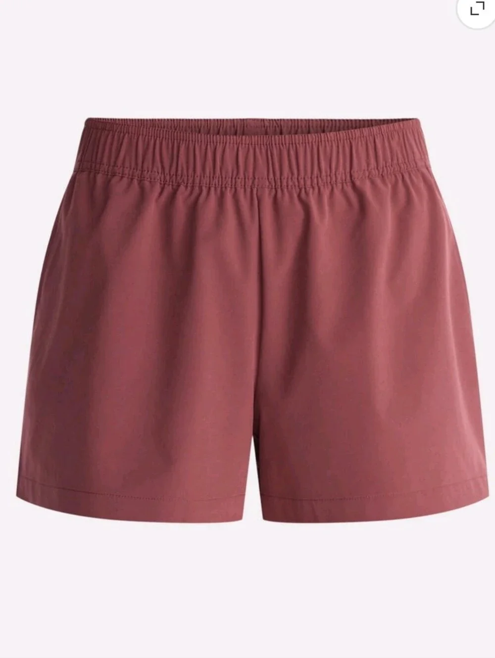 Avia Women's Dusty Rose Athletic Shorts with Elastic Waist Size Small NWT